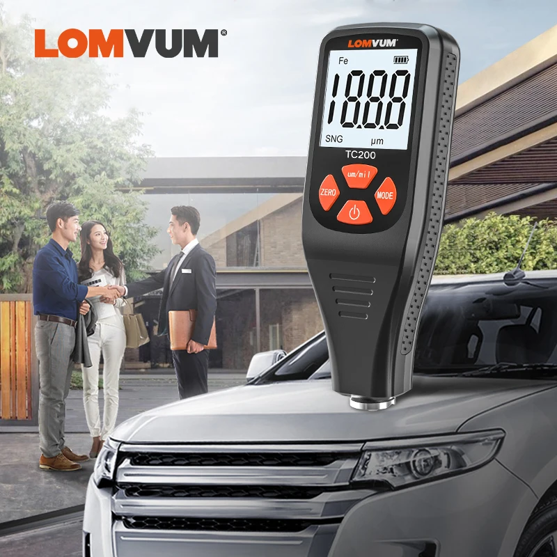LOMVUM автомобильный толщиномер измеритель толщины покрытия краски из металла с