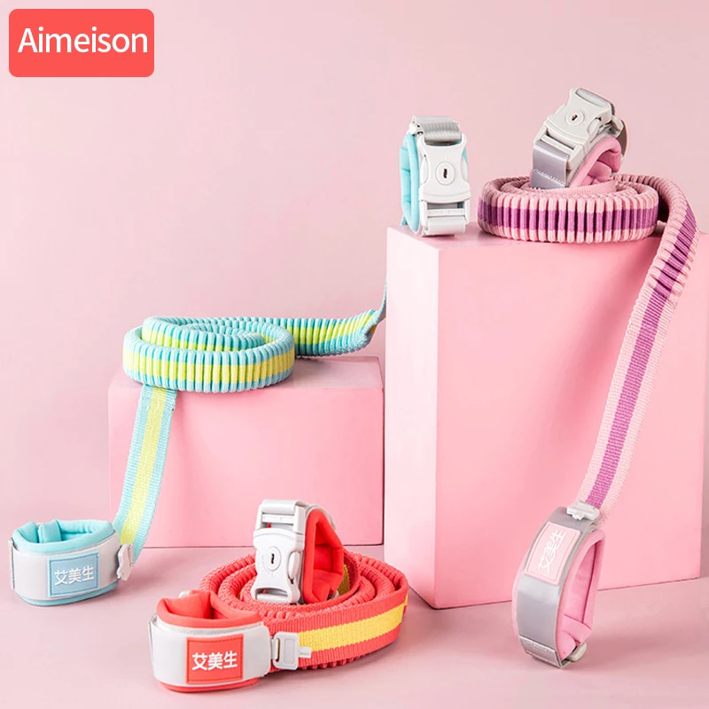 Aimeison, новое обновление, анти-потеря, на запястье, звено, малыш веревка, поводок, ремни безопасности, детский ремень, детский, для прогулок, на руку