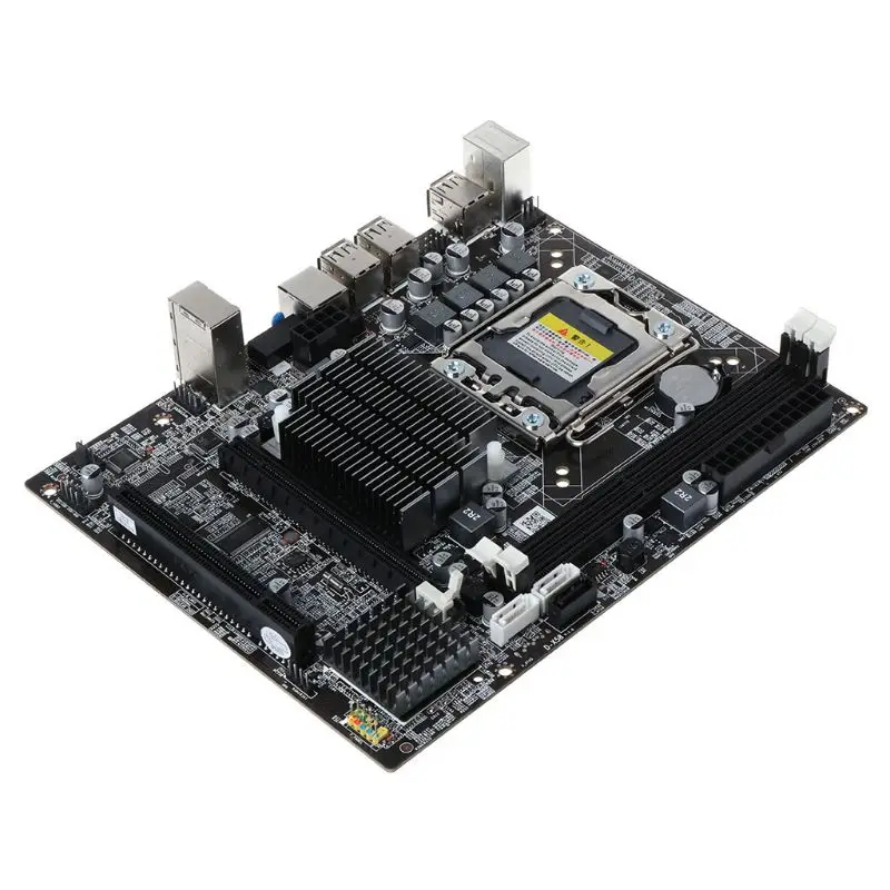 Материнская плата X58 LGA 1366 с поддержкой серверной памяти REG ECC и материнской платы