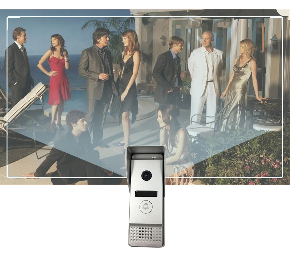 Dragonsview Wifi видео дверной звонок с монитором IP видео домофон система широкоугольный сенсорный экран запись обнаружения движения