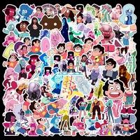 1050100pcspack cartoon anime steven universe graffiti stickers for bicycle computer notebook cars gift childrens toys decals
