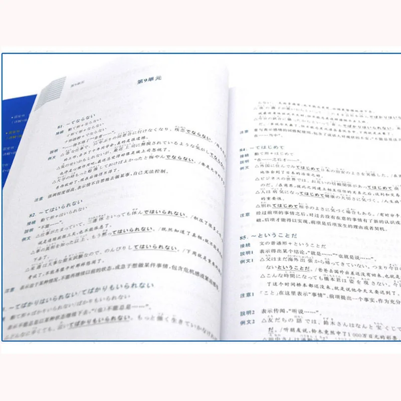 

2pcs/set Japanese Books N1-N5 Proficiency Test Beginners Vocabulary Japanese Word Sentence Grammar book Detailed libro