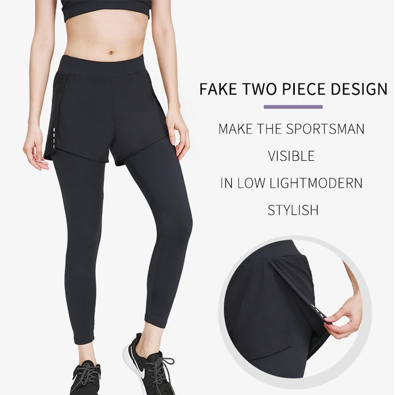 Женские Беговые брюки весенние Бесшовные штаны для йоги женские спортивные из