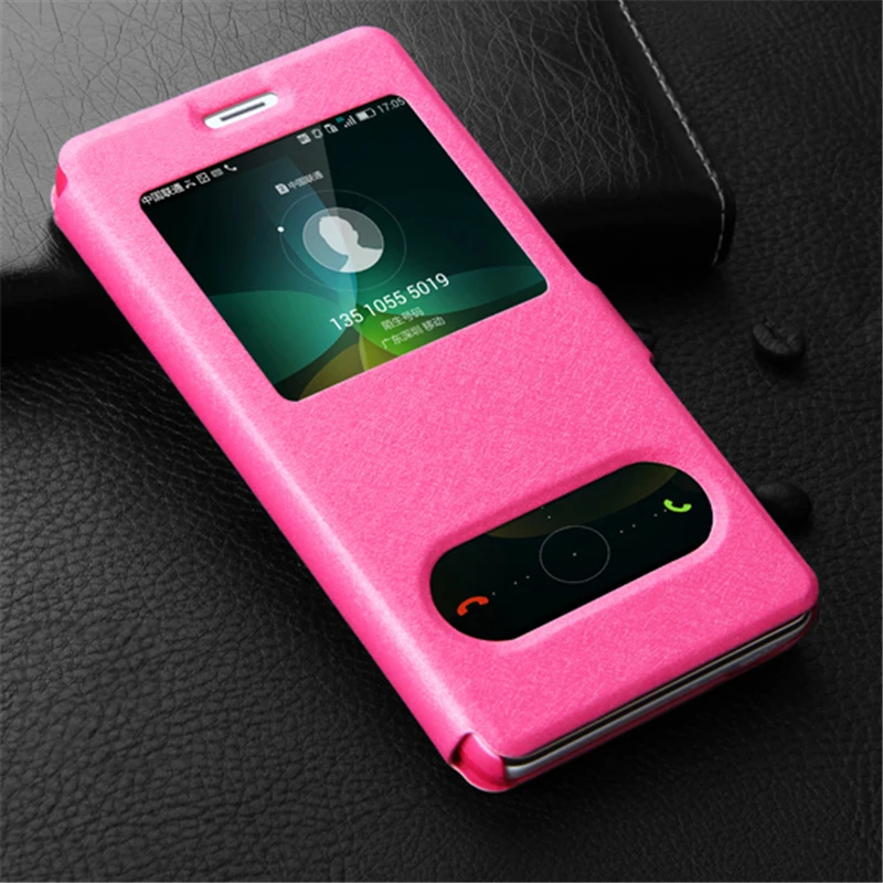 Luxury Leather Flip Case for Meizu M3 note Cases For M3S case Mini With Window View Cover Phone p25 | Мобильные телефоны и