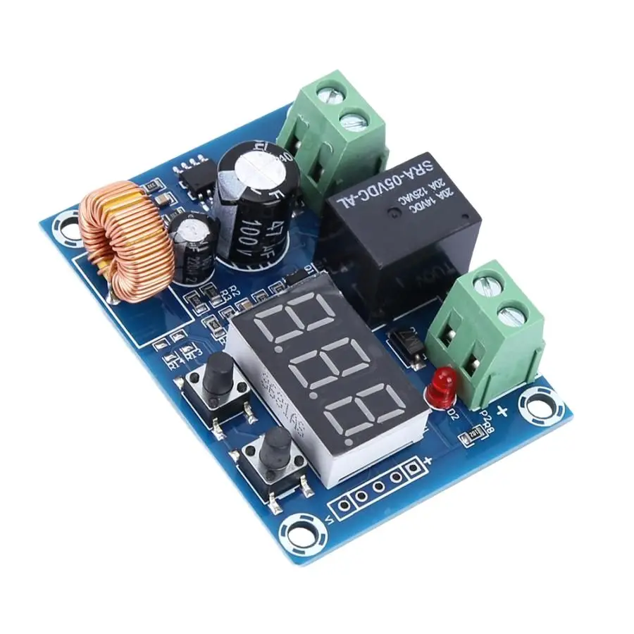 XH-M609 DC voltage protection module Lithium battery undervoltage low power loss disconnection output 6-60V | Электроника