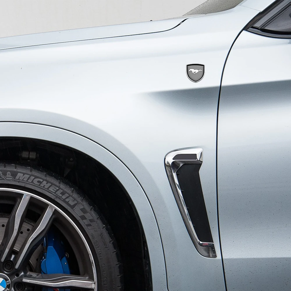 

2pcs Car Stickers and Decals For Ford Mustang GT Explorer Kuga Mondeo Fusion Focus Edge Fiesta Car Fender Windows Rear Sticker