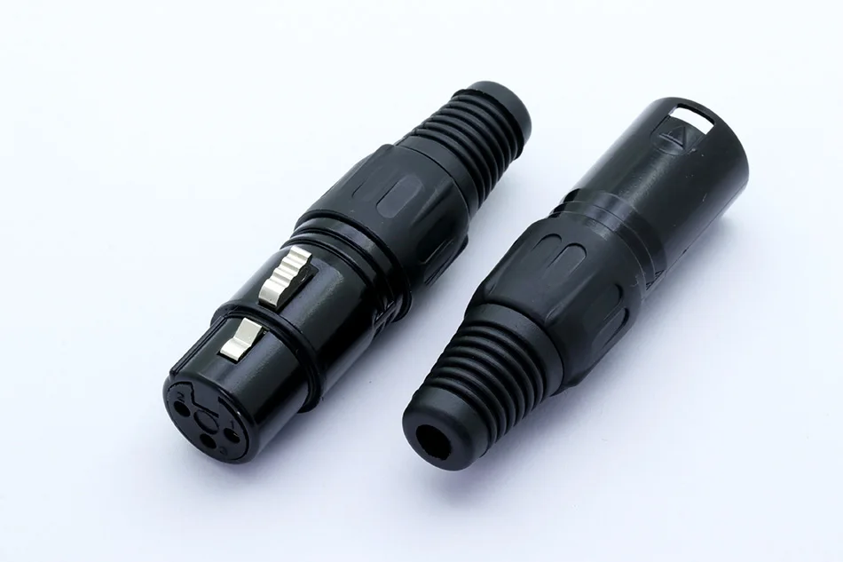 1 шт. штепсельная вилка XLR или кабель с разъемом Jack, 3 pin, черный Цвет, микрофон адаптер XLR