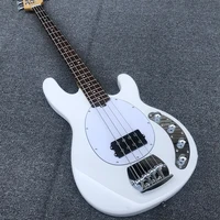 high grade 4 string electric bass white paint maple neck rosewood fingerboard bass musical instrument postage