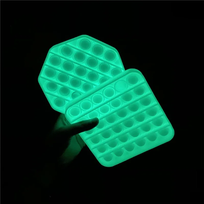 

Glow Fluorescence Fidget Toys Push Bubble Toy Adult Stress Relief Toy Antistress Soft Gift Anti Stress Simple Dimple Toys