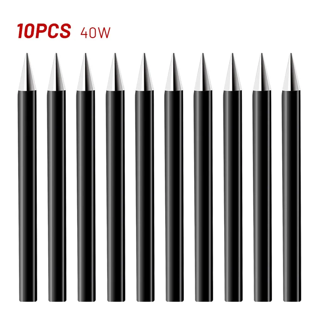 Наконечник паяльника черный Внешний Нагреватель Электрический паяльник набор