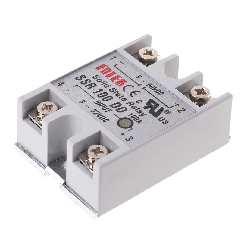 SSR-100 DD Solid State Relay Module 100A 3-32V DC Input 5-60V Output | Обустройство дома