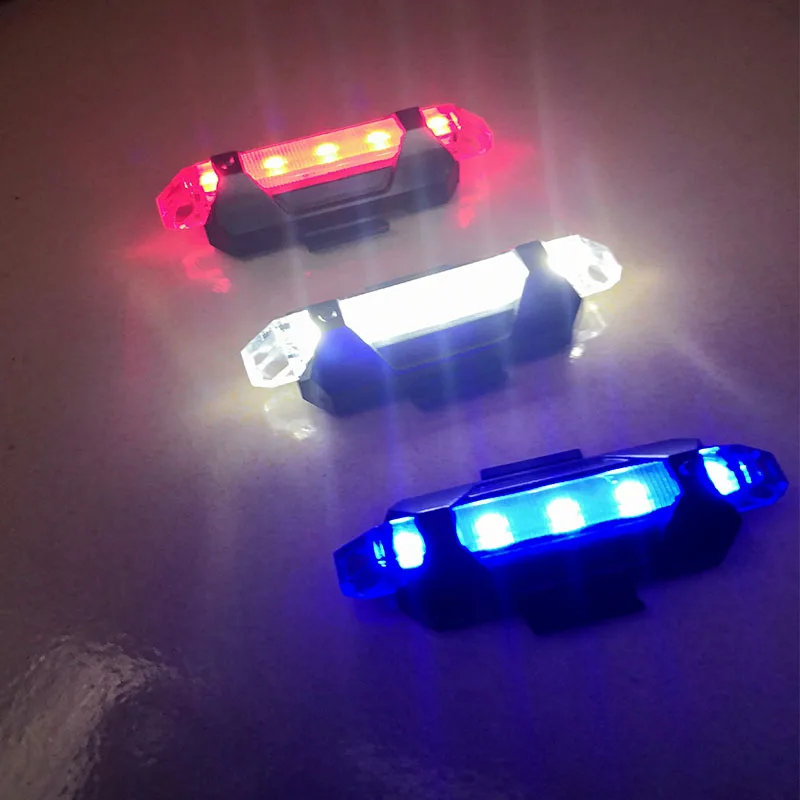 Велосипедный светильник USB Перезаряжаемый велосипедный задний s светодиодный