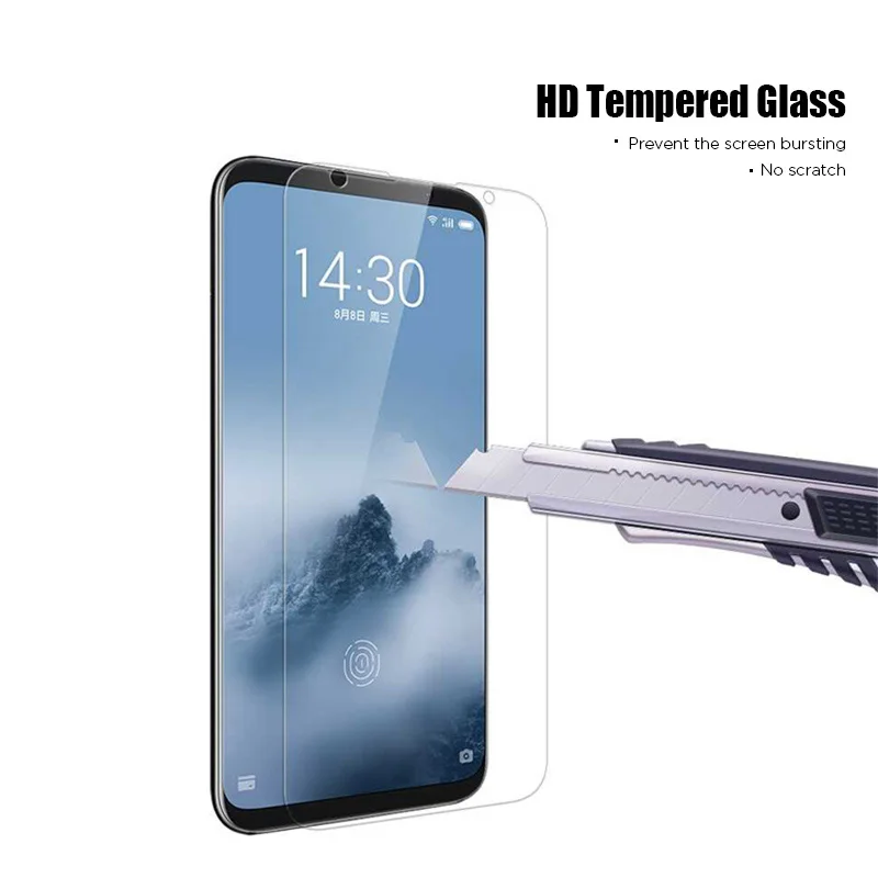 1 шт/2 шт HD Защитное стекло для Meizu Pro 5 6 7 Plus 6S M8C Защита экрана X8 V8 M10 9H стеклянная