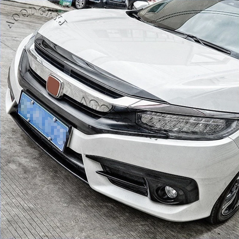 Передний бампер из углеродного волокна для 2016-2019 HONDA CIVIC Si | Автомобили и мотоциклы