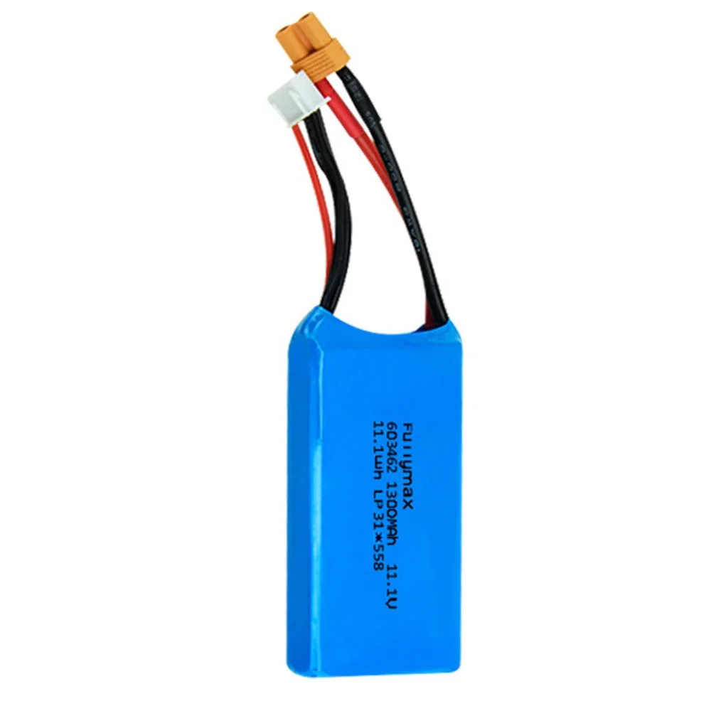 Обновленная батарея Lipo 11 1 в 1300 мАч для WLtoys X450 Airplane FPV RC Drone запасные части замена