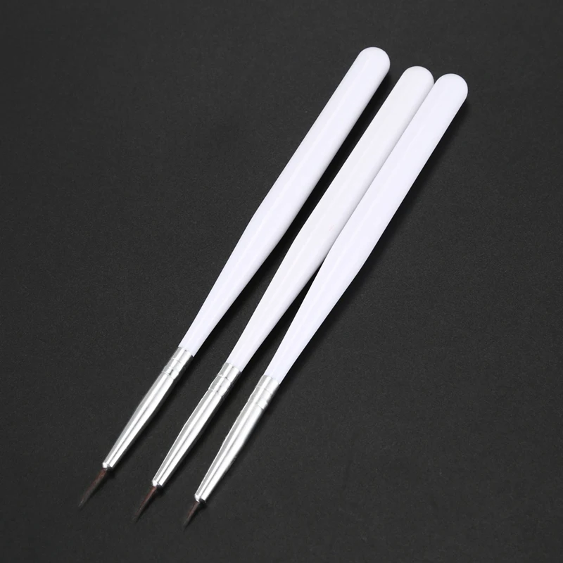 Set 6Pcs/Pack Fine Drawing Striping Liner Design Tips Nail Art Pen Brushes Brush Salon DIY Gel UV Tool Manicure | Красота и здоровье