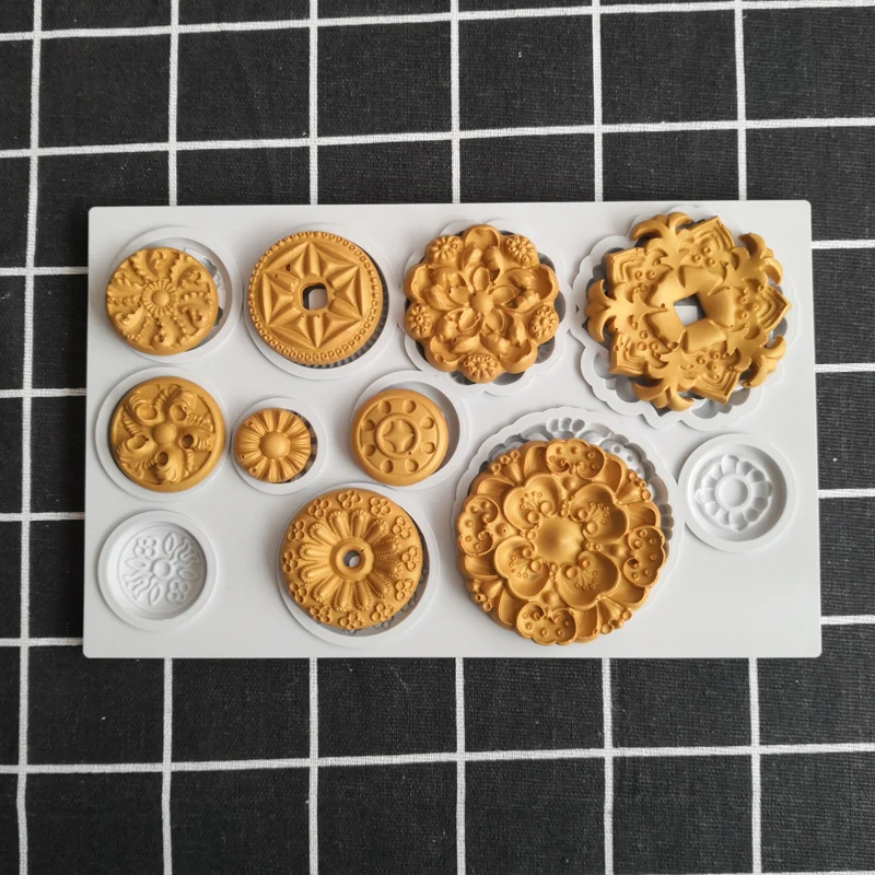 Gumpaste silicone mold Chocolate candy pastry cake tool Sugarcraft Flower Gingerbread Cookie Mould | Дом и сад