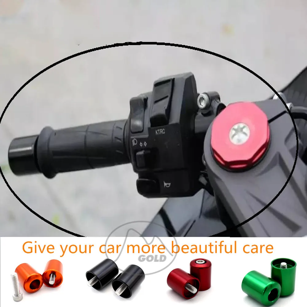 

For KAWASAKI NINJA ZZR1100 Motorcycle Accessories CNC aluminum alloy high quality handlebar handle rod end sliding cover