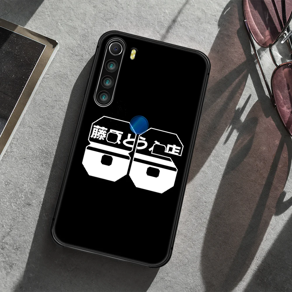 

Japan manga anime Initial D Phone Case Cover Hull For XIAOMI Redmi 7 7a 8 8a 9 10X NOTE 6 7 7s 8 8t 9 9s Pro Max black Hoesjes