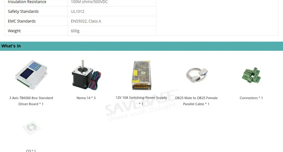 3 шаговый двигатель TB6560 HB Nema14 21oz-in двигатель 12В высокого качества блок питания для роутер для самостоятельной сборки/плазменной резки