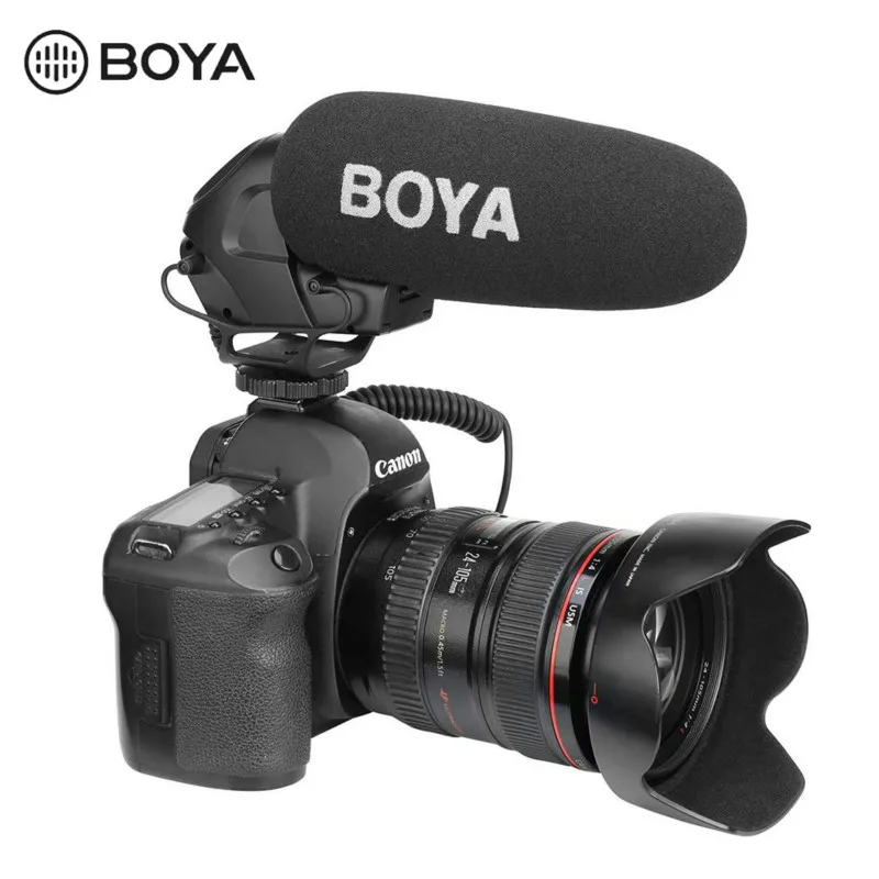 Boya BY-BM3030 BM3031 BM3032 BM2021 BM3011 микрофон суперкардиоидный конденсатор для интервью