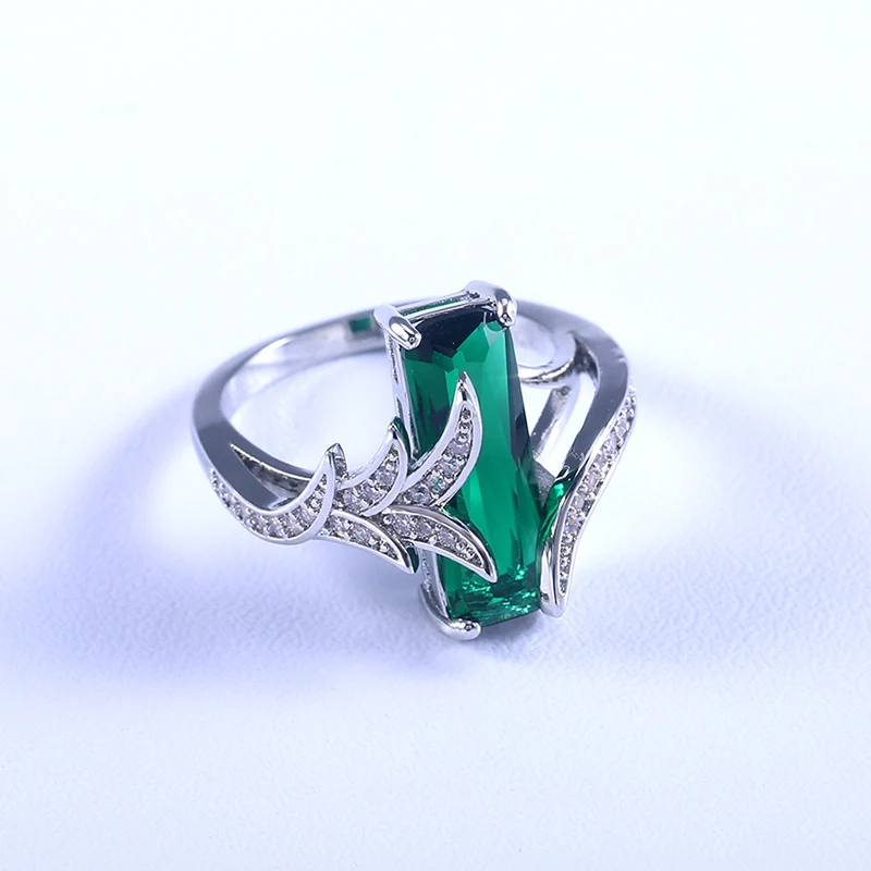 Уникальные супердлинные женские кольца Huitan с кубическим цирконием и закрепкой в