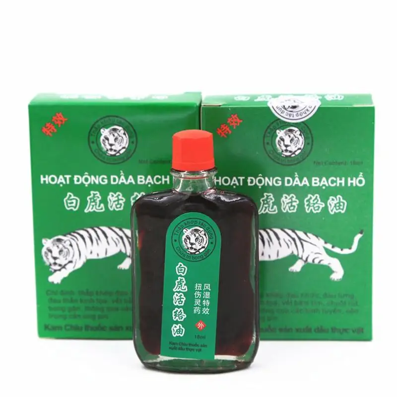 

White tiger balsam shoulder oil, cervical osteoarthritis active oil, pain relief, rheumatism relief, 18ml