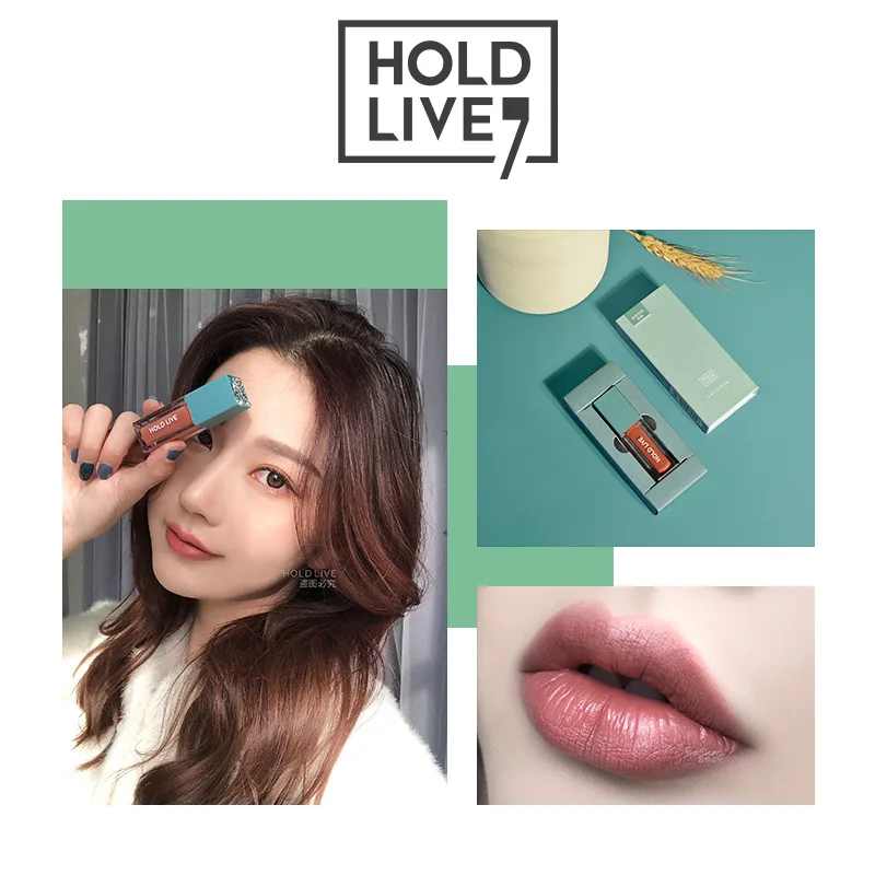 Глазурованная помада HOLD LIVE The Love of Orchid series разноцветная матовая туманная кремовая