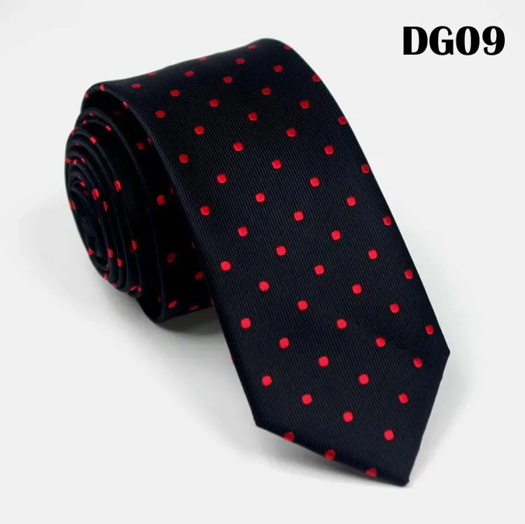 Мужской галстук SCST Белый шелковый в горошек 6 см CR036|silk tie|silk tie brandred silk |