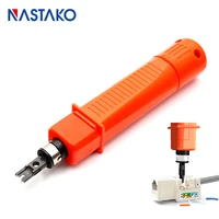 rj45 network cable impact keystone tools module block insertion punch down tool 110 type patch panel hookup cut tool