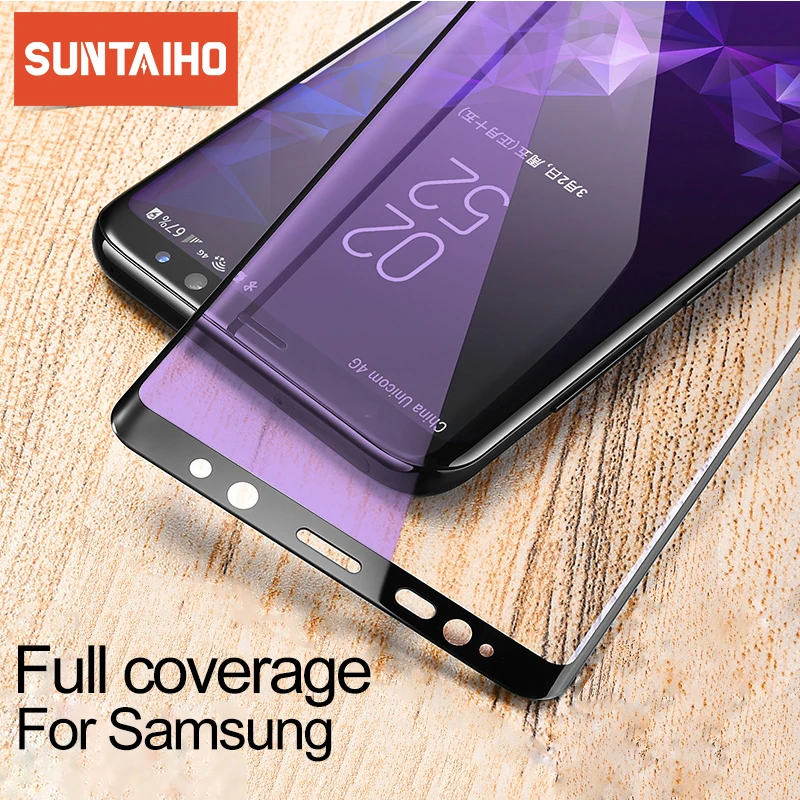 Закаленное 3d-стекло Suntaiho для Samsung Galaxy S9 S8 Plus защитное стекло с защитой от синего