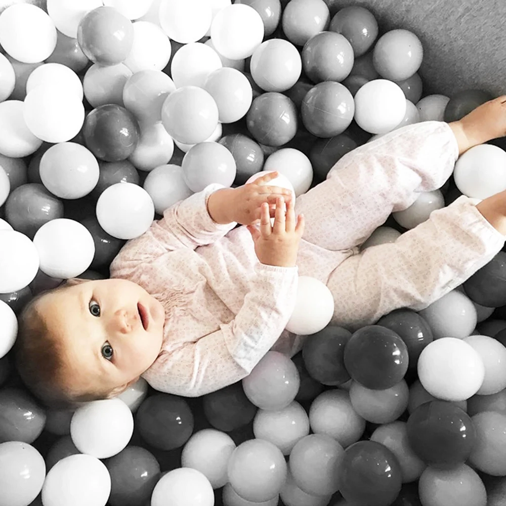 200 шт./компл. экологически чистые шарики для сухого бассейна цветные мягкие