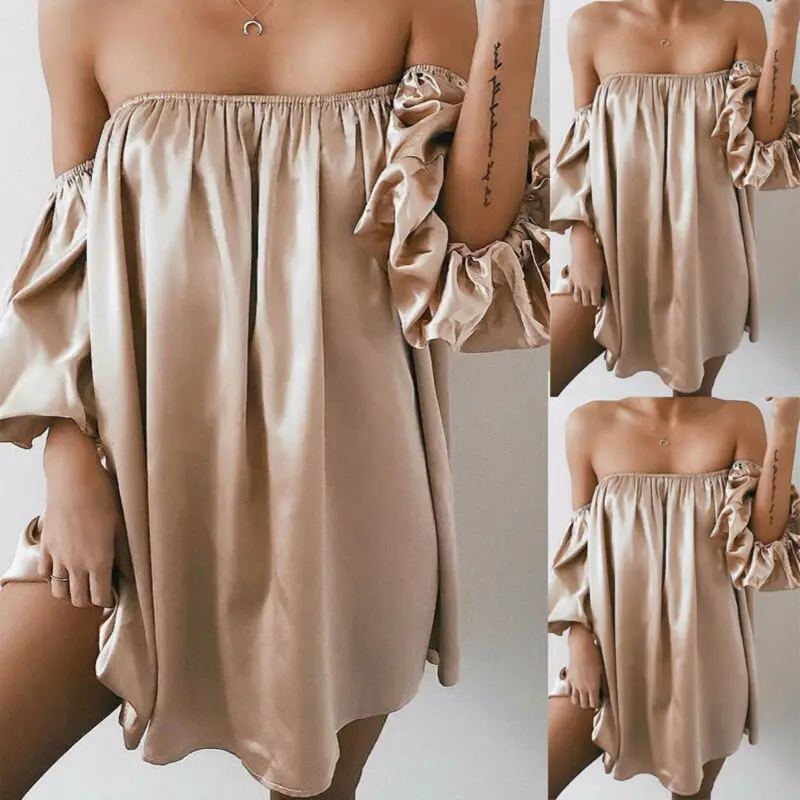 Новейшее женское сексуальное вечернее платье без бретелек с открытыми плечами и