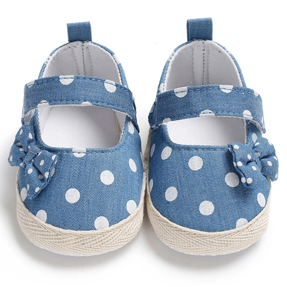 Парусиновые туфли Pudcoco для новорожденных девочек мягкая обувь первых шагов без