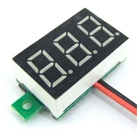 0 36 inch dc 4 5 30v 2 wires mini digit display voltmeter mini led digital panel volt voltage meter instrument car