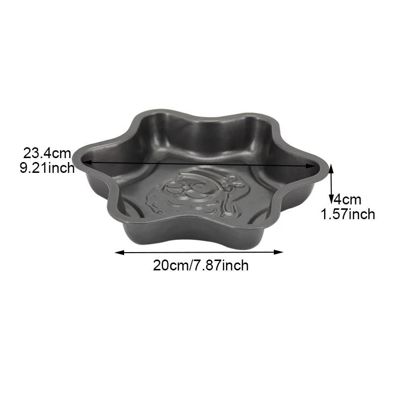 Форма для торта из углеродистой стали в форме рождественской звезды DIY торты хлеб