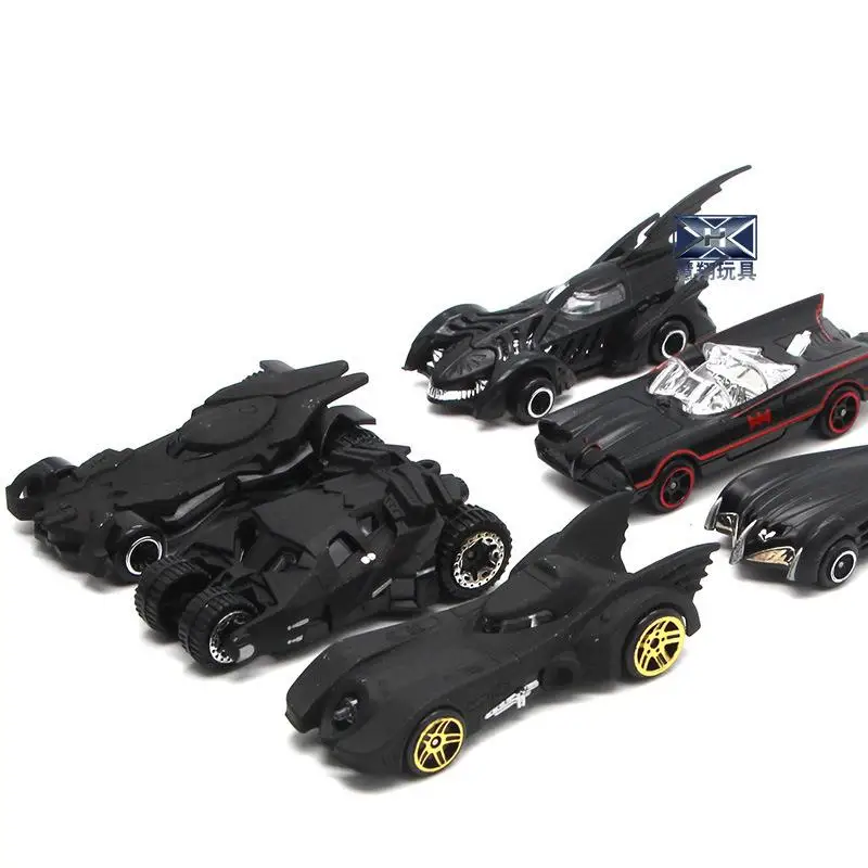 

6PCS/Sset Batmobile Alloy Car Model Toy Vehicle Combination Children's Car Toy Set