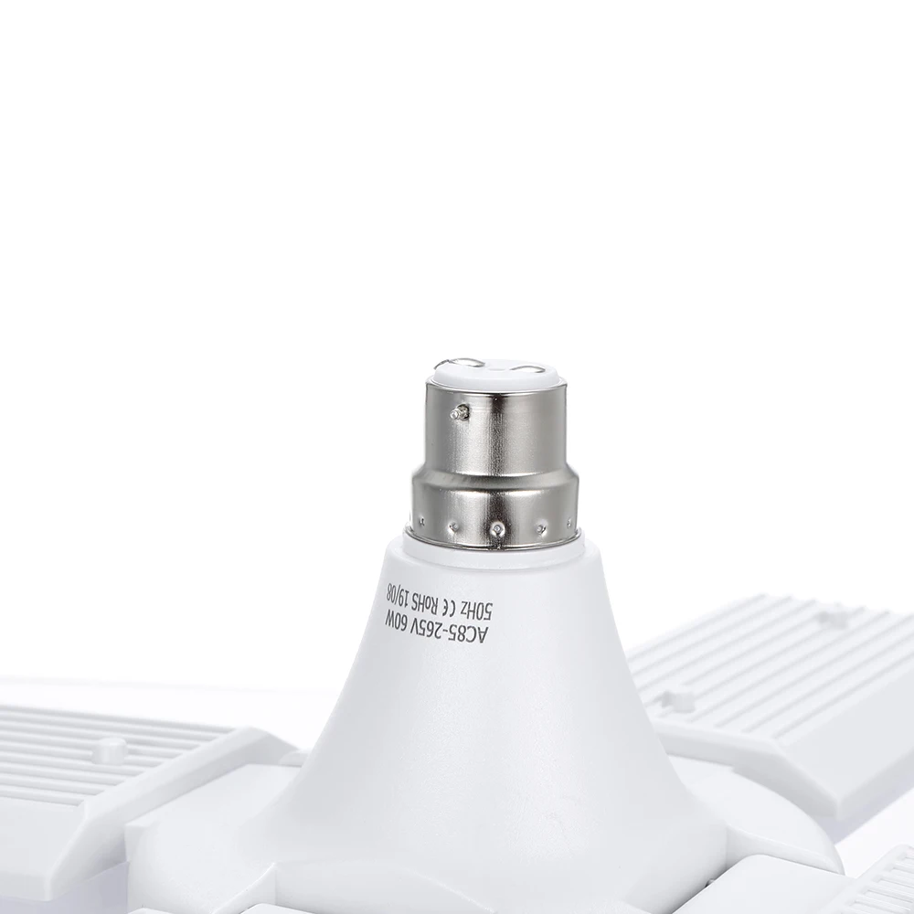 60W E27 Led Bulb Deformable Lamp Garage light LED 3000-6500K Home Lighting High Intensity Parking Warehouse Industrial