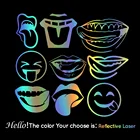 Двери автомобиля высунутым языком автомобиля Стикеры s Водонепроницаемый винил смешной безумный Кот автомобиля Стикеры аксессуары для Mazda Cruze Peugeot