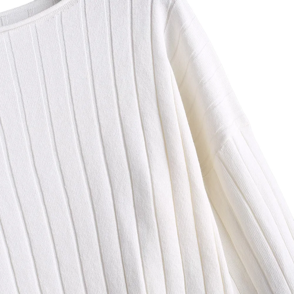 ZAFUL женский укороченный свитер с заниженным плечом пуловер вырезом лодочкой Топ