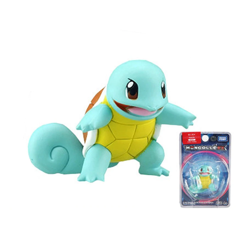 24 squirtle Takara Tomy подлинный Покемон чармандер белка Mimikyu Raichu Mudkip Oshawott Пикачу snorlax 4 см коллекция игрушка фигурка подарки - Цвет: 24 squirtle