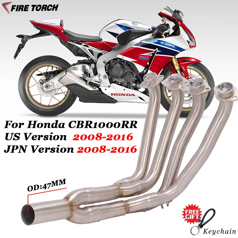 Для Honda CBR1000RR Американская версия JPN 2008-2016 выхлопная система мотоцикла
