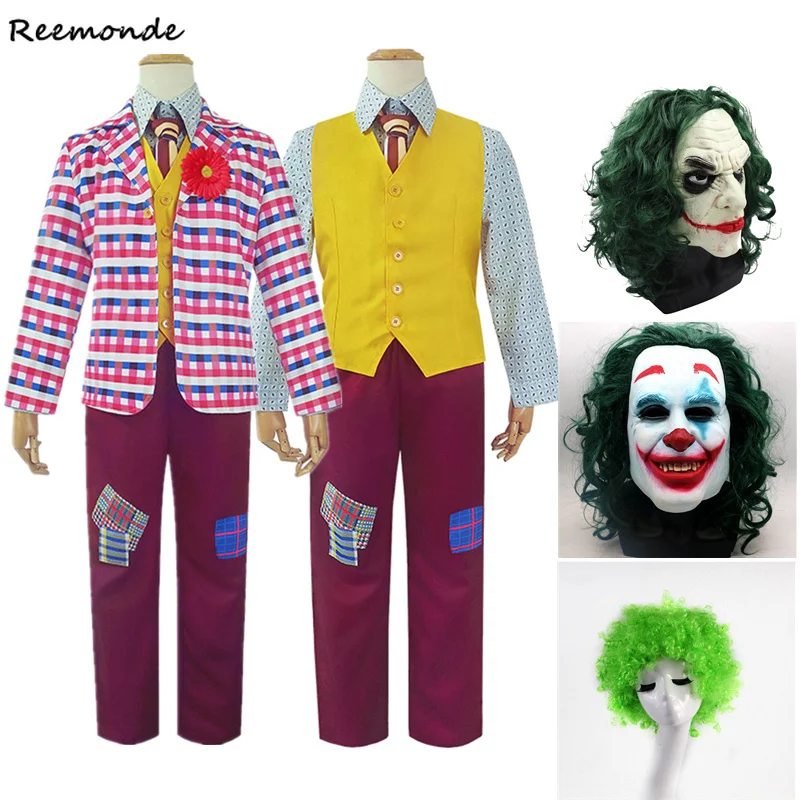 Костюм для косплея из фильма Джокер жакет Джокера рубашка брюки костюм Униформа