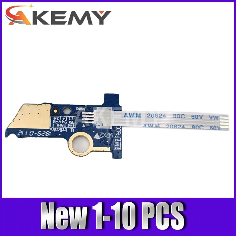 New Power Button Board Cable For DELL G3 3579 3779 Switch Board DJ2X3 LS-F611P CN-0HYYT6 LS-F611P HYYT6