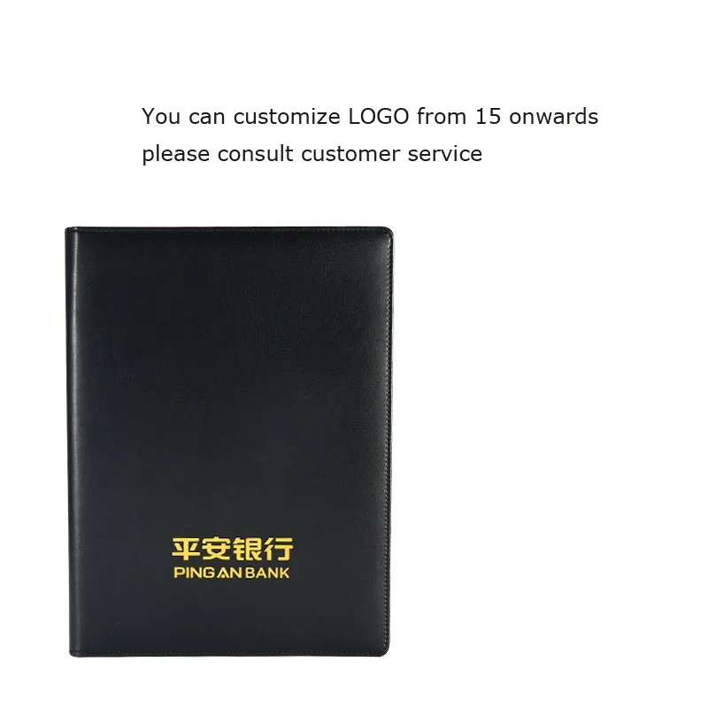 Business Office File Folder Information With Calculator Board Clip A4 Leather Manager Folders Can Be Customized Logo Portfolio | Канцтовары