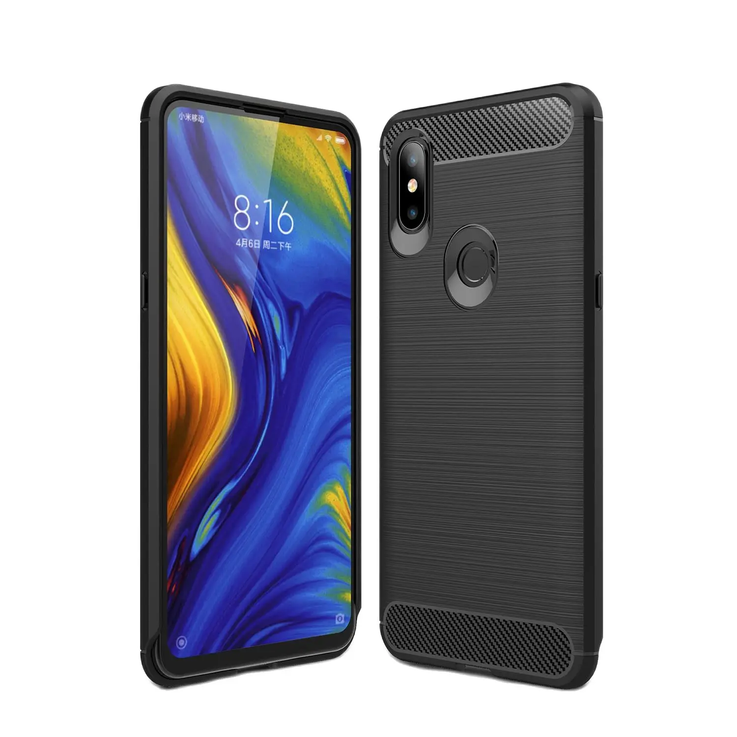 

Suitable for XIAOMI mix3 Max2 5X A1 mix2s 6X A2 Fiber Brushed Anti-shock and Anti-fall Mobile Phone Case