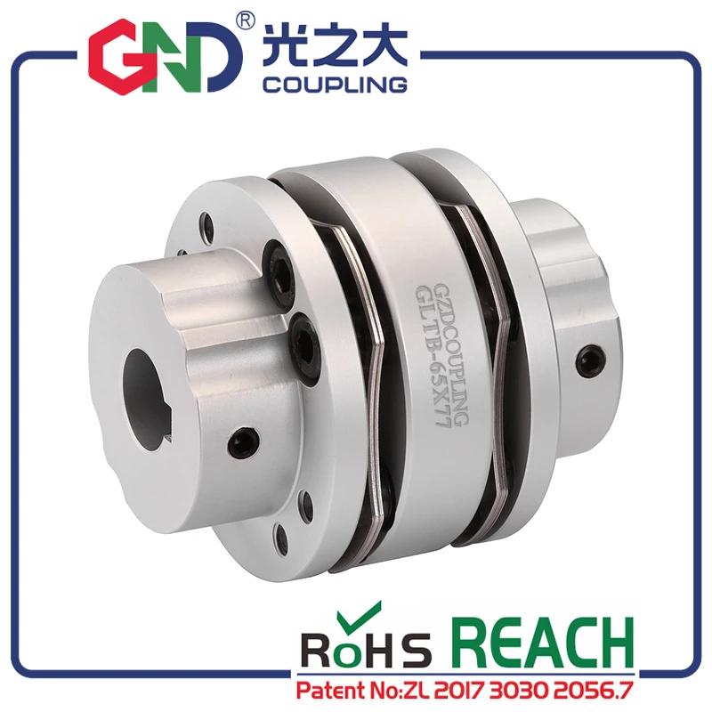 GND 8 screw aluminum alloy high rigidity step type single diaphragm keyway series shaft coupling | Обустройство дома