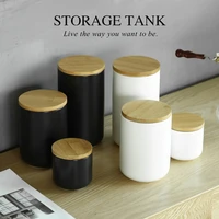 sealed ceramic jar kitchen storage tank miscellaneous grains coffee beans tea cans milk powder sugar storage jars