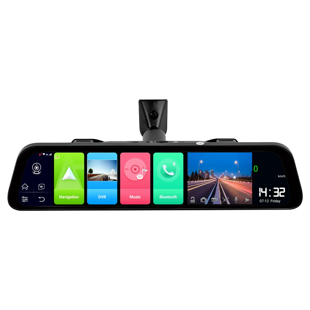 Bluavido, 4G, Android 8,1, зеркальный видеорегистратор, 2 Гб ОЗУ, 32 Гб ПЗУ, gps навигация, Автомобильный видеорегистратор, зеркало заднего вида, 1080 P, видеорегистратор, видеокамера