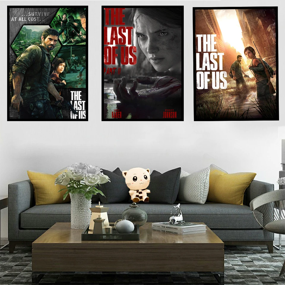 

"The Last of Us" TV Game Poster Zombie Survival Horror Action HD Canvas Home Decoration Painting